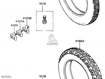 WHEEL - ER250A1 Z250T 1983 CANADA