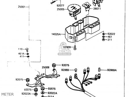 METER - ER250A1 Z250T 1983 CANADA