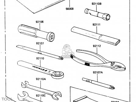 TOOL - ER250A1 Z250T 1983 CANADA