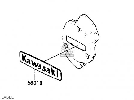 LABEL - ER250A1 Z250T 1983 CANADA