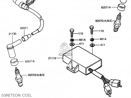 IGNITION COIL - ER250A1 Z250T 1983 CANADA