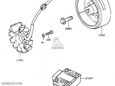 GENERATOR - ER250A1 Z250T 1983 CANADA