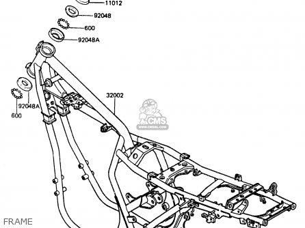 FRAME - ER250A1 Z250T 1983 CANADA