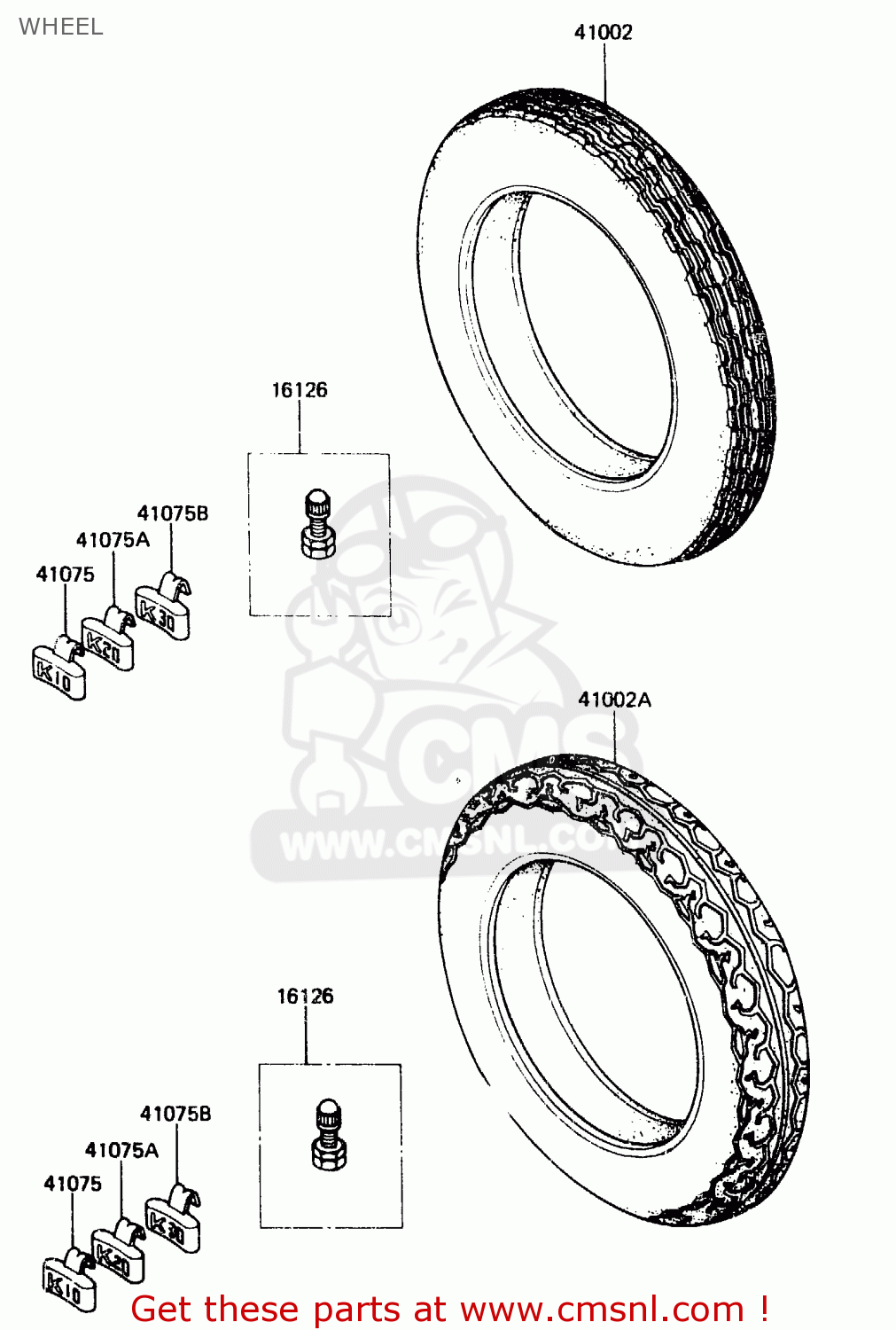 WHEEL ER250B1 SCORPION 1983 USA