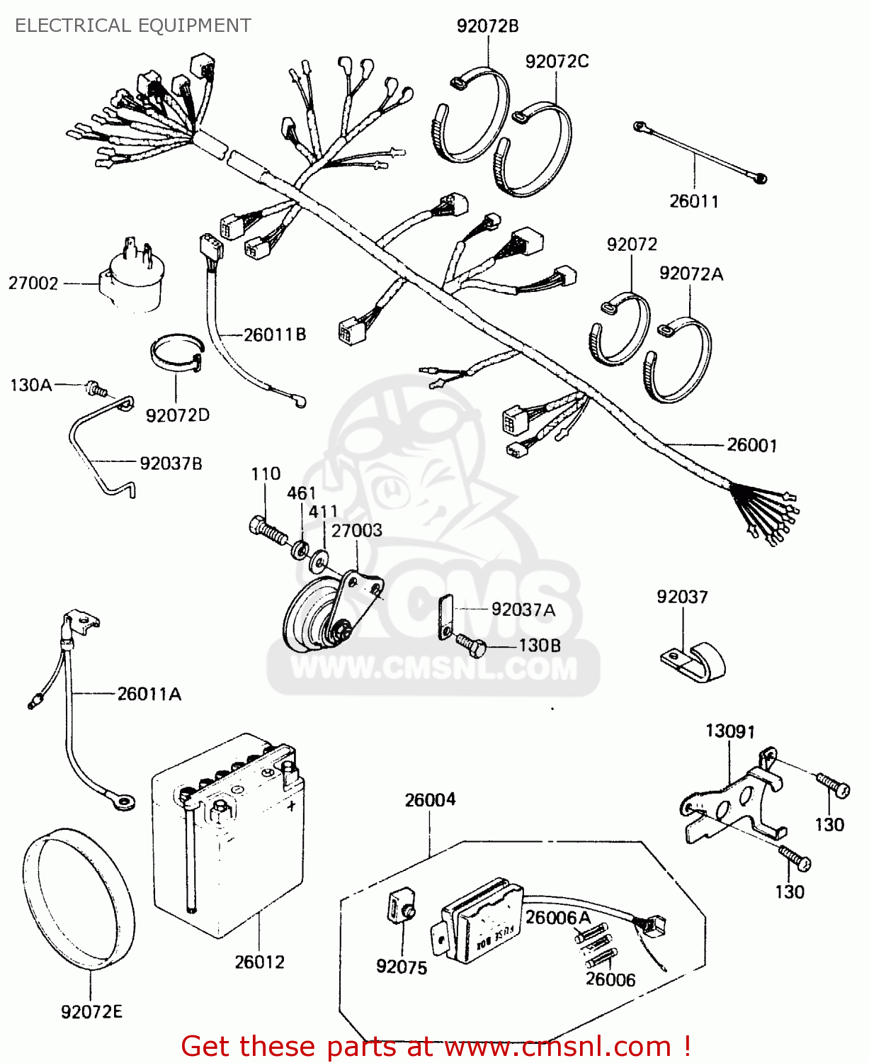 ELECTRICAL EQUIPMENT ER250B1 SCORPION 1983 USA