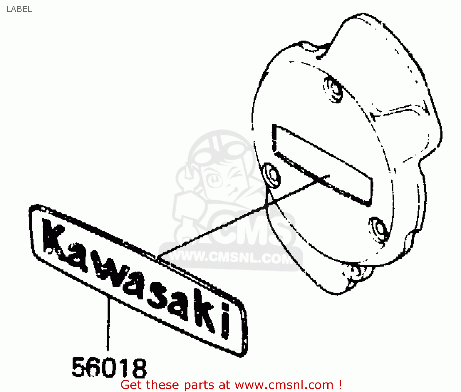 LABEL ER250B1 SCORPION 1983 USA