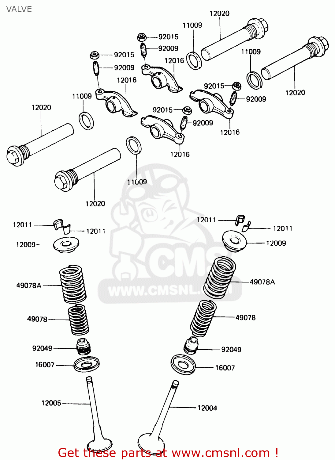VALVE ER250B1 SCORPION 1983 USA
