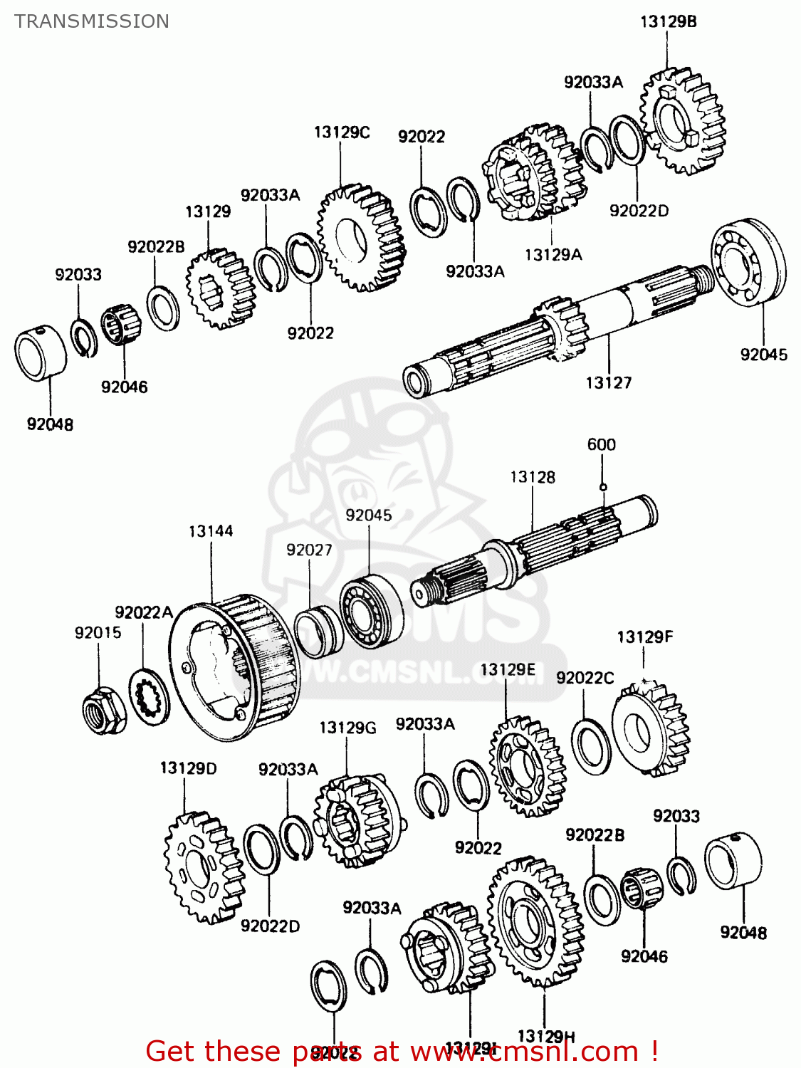 TRANSMISSION ER250B1 SCORPION 1983 USA