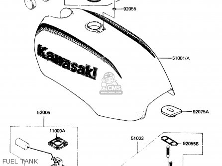 FUEL TANK - ER250B1 SCORPION 1983 USA