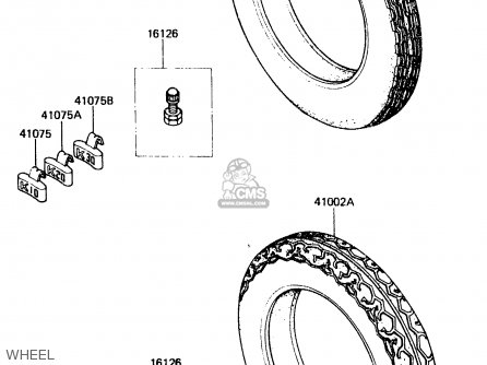 WHEEL - ER250B1 SCORPION 1983 USA
