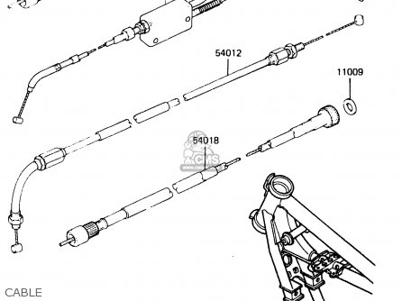 CABLE - ER250B1 SCORPION 1983 USA