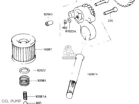 OIL PUMP - ER250B1 SCORPION 1983 USA