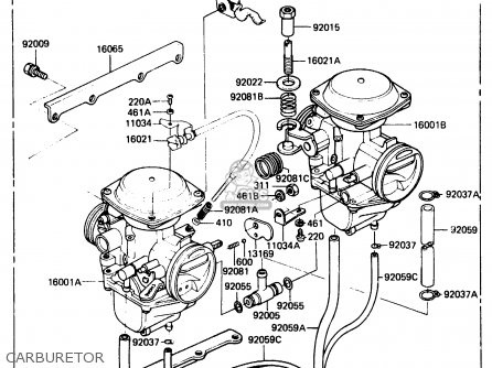 CARBURETOR - ER250B1 SCORPION 1983 USA