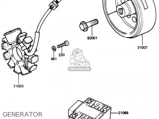 GENERATOR - ER250B1 SCORPION 1983 USA