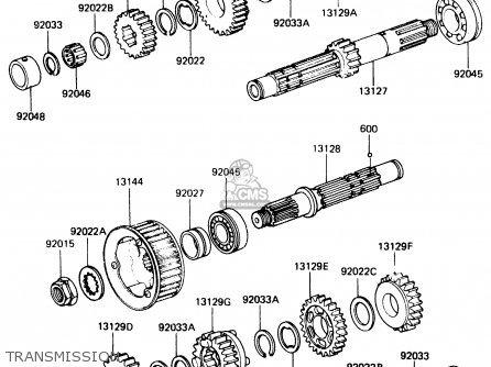 TRANSMISSION - ER250B1 SCORPION 1983 USA