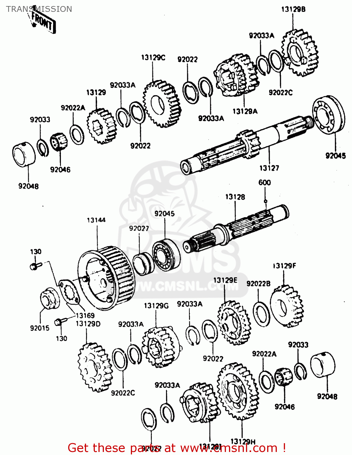 TRANSMISSION ER250B2 SCORPION 1984 USA