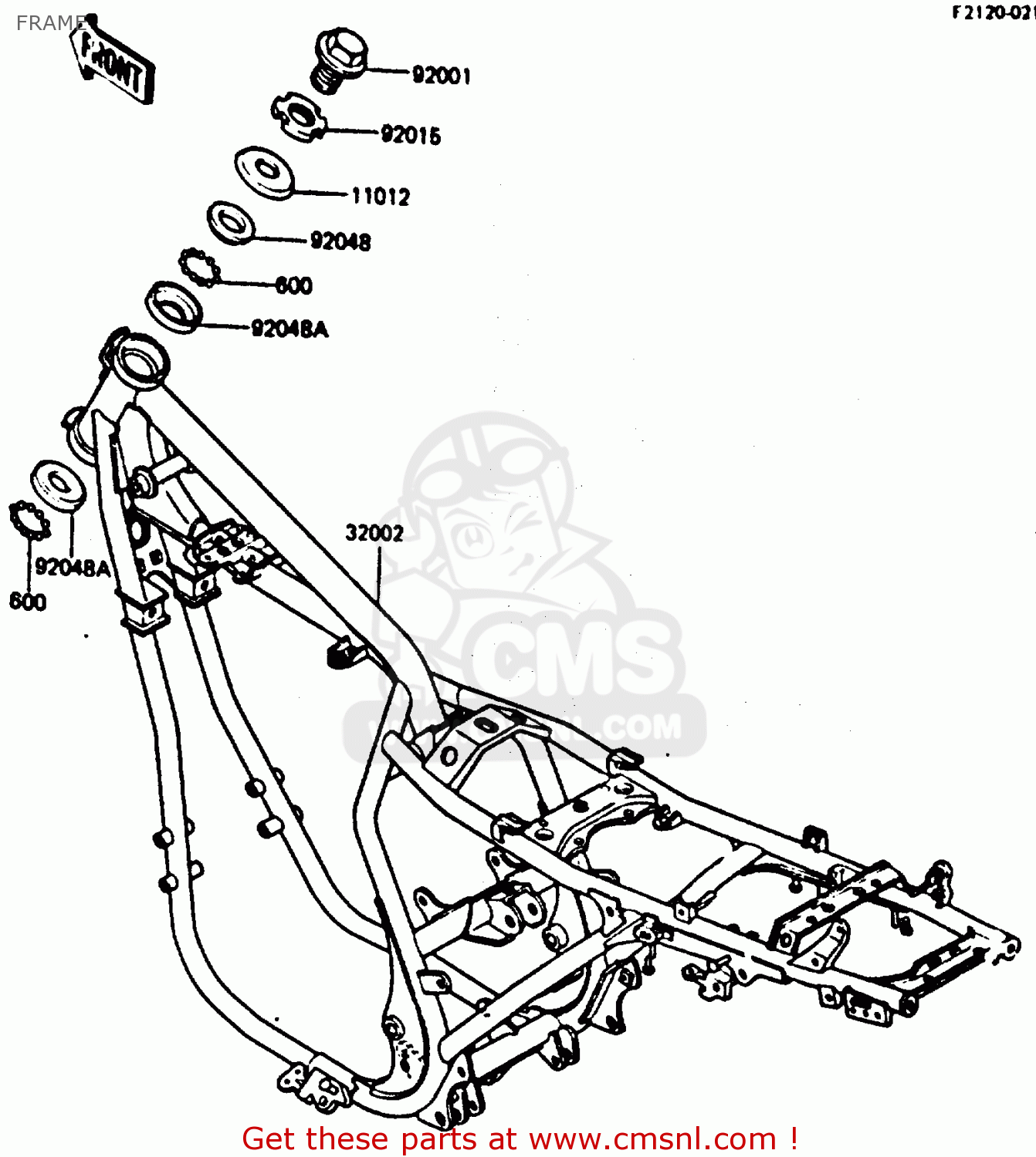 FRAME ER250B2 SCORPION 1984 USA