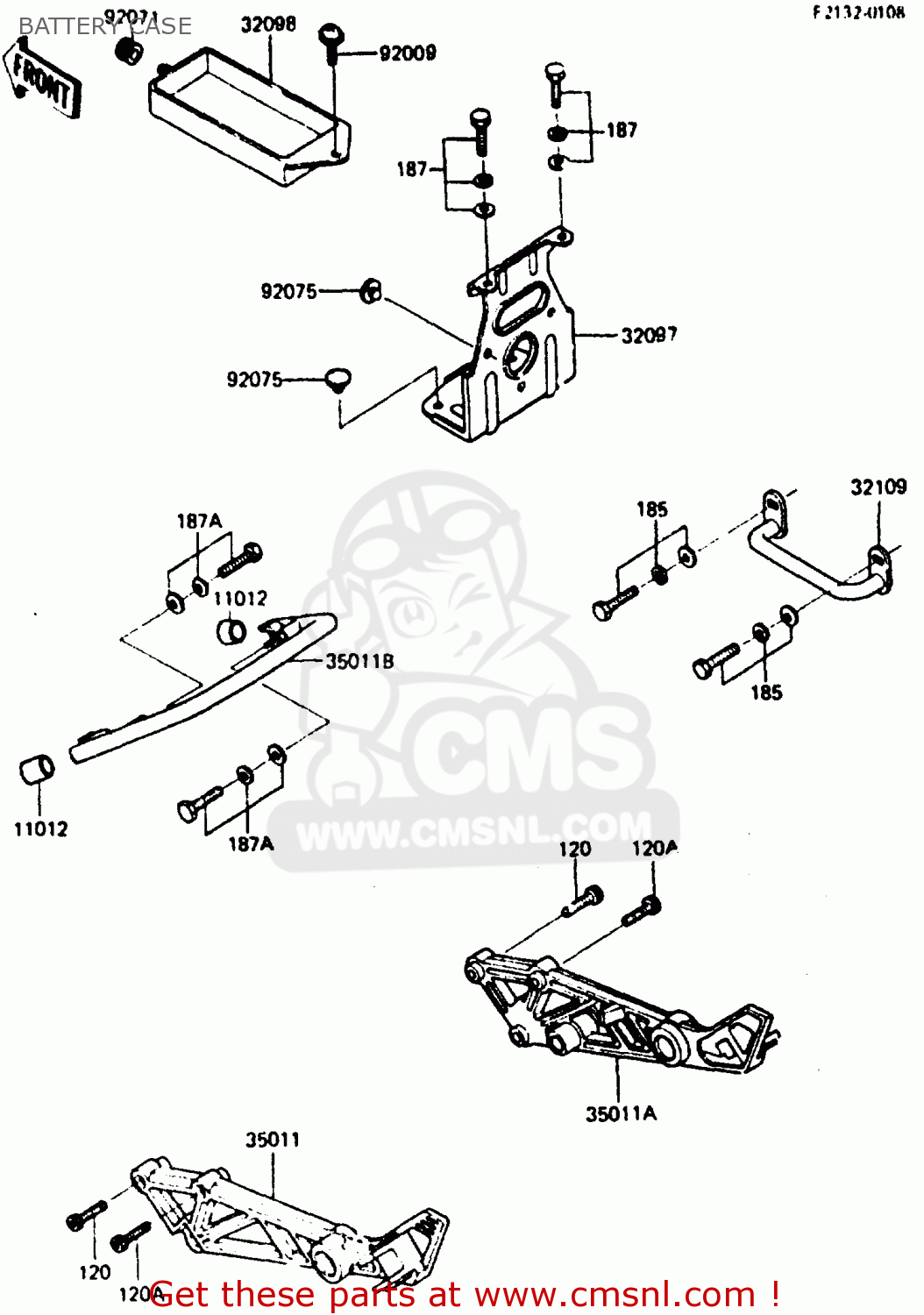 BATTERY CASE ER250B2 SCORPION 1984 USA