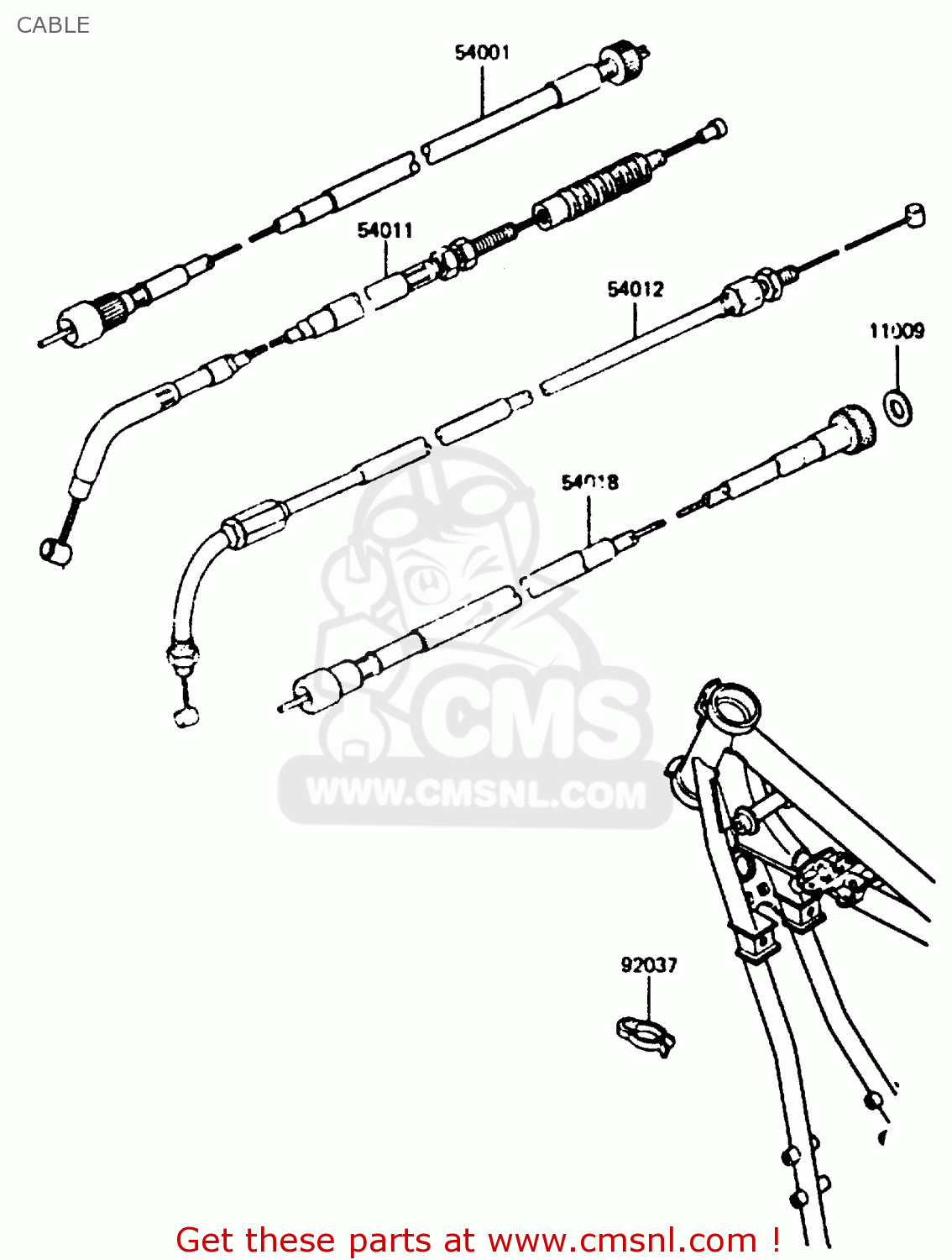 CABLE ER250B2 SCORPION 1984 USA