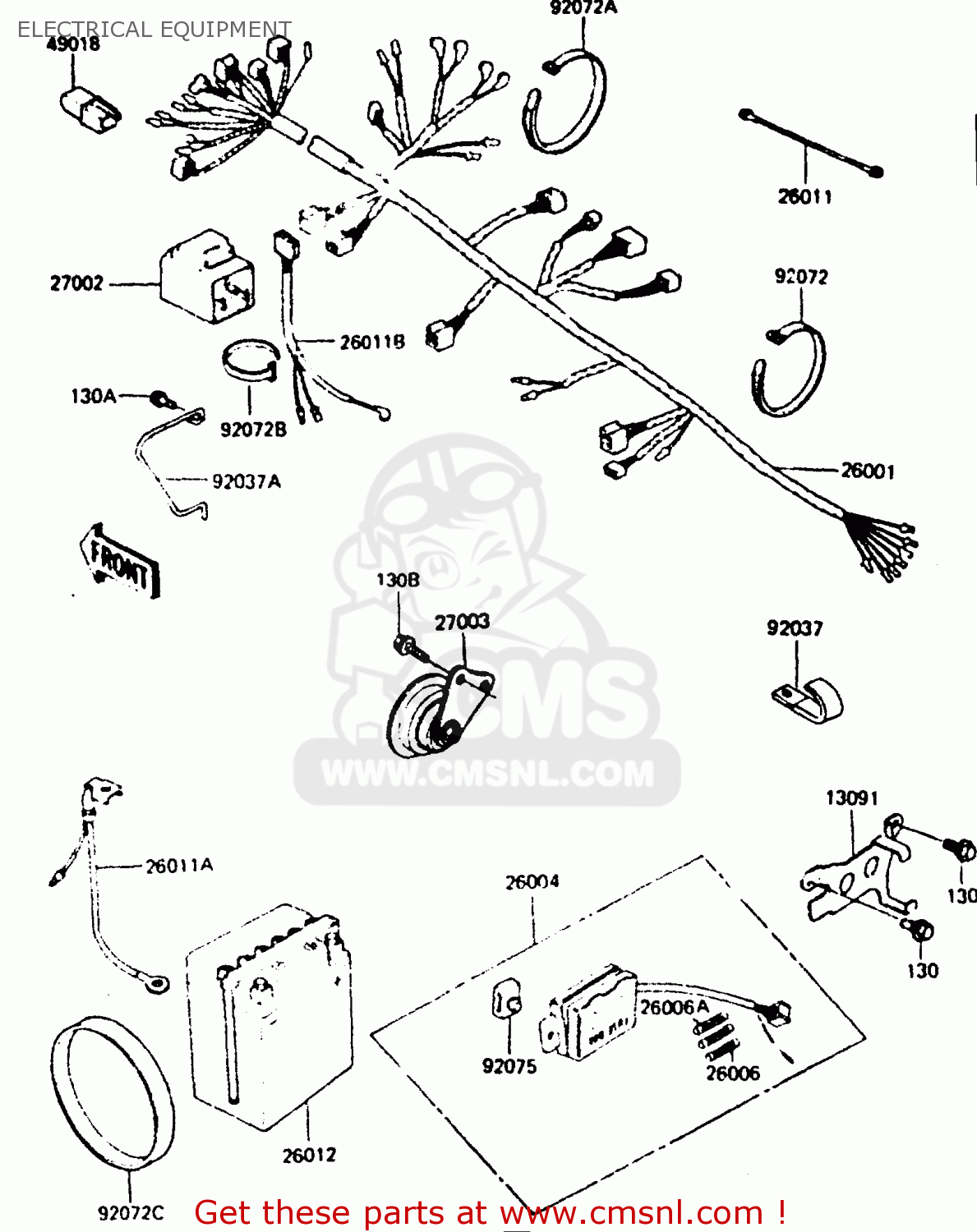 ELECTRICAL EQUIPMENT ER250B2 SCORPION 1984 USA