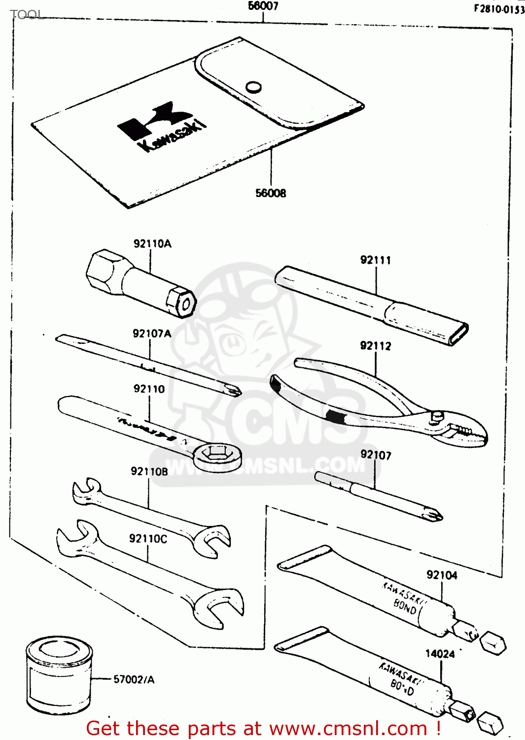 TOOL ER250B2 SCORPION 1984 USA