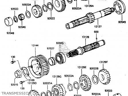 TRANSMISSION - ER250B2 SCORPION 1984 USA