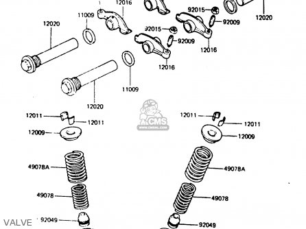 VALVE - ER250B2 SCORPION 1984 USA