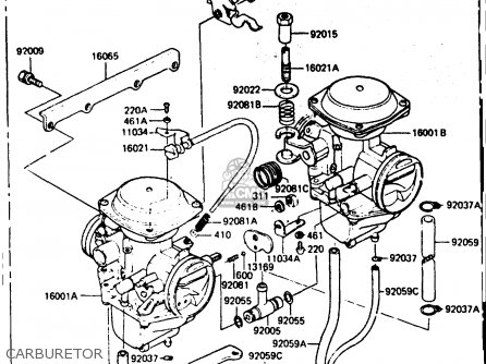 CARBURETOR - ER250B2 SCORPION 1984 USA