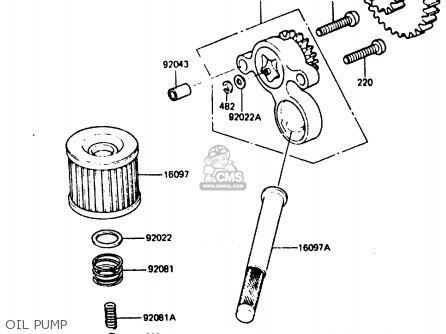 OIL PUMP - ER250B2 SCORPION 1984 USA