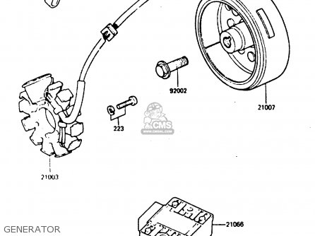 GENERATOR - ER250B2 SCORPION 1984 USA