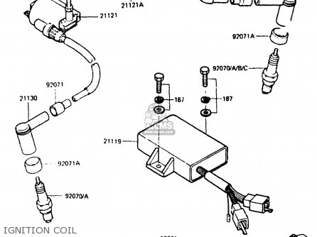 IGNITION COIL - ER250B2 SCORPION 1984 USA