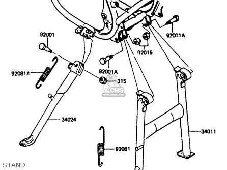 STAND - ER250B2 SCORPION 1984 USA