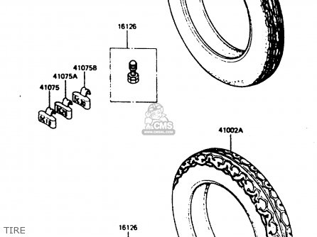 TIRE - ER250B2 SCORPION 1984 USA