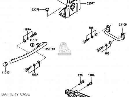BATTERY CASE - ER250B2 SCORPION 1984 USA