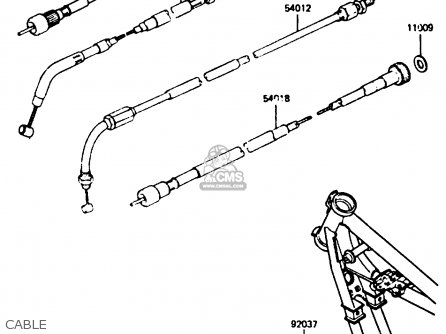 CABLE - ER250B2 SCORPION 1984 USA