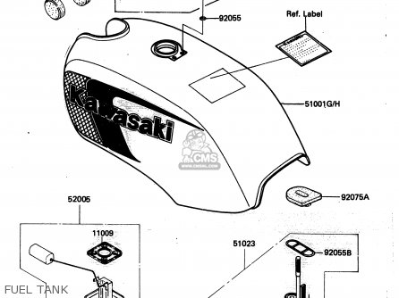 FUEL TANK - ER250B2 SCORPION 1984 USA
