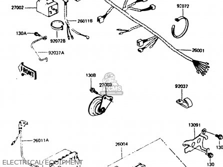 ELECTRICAL EQUIPMENT - ER250B2 SCORPION 1984 USA