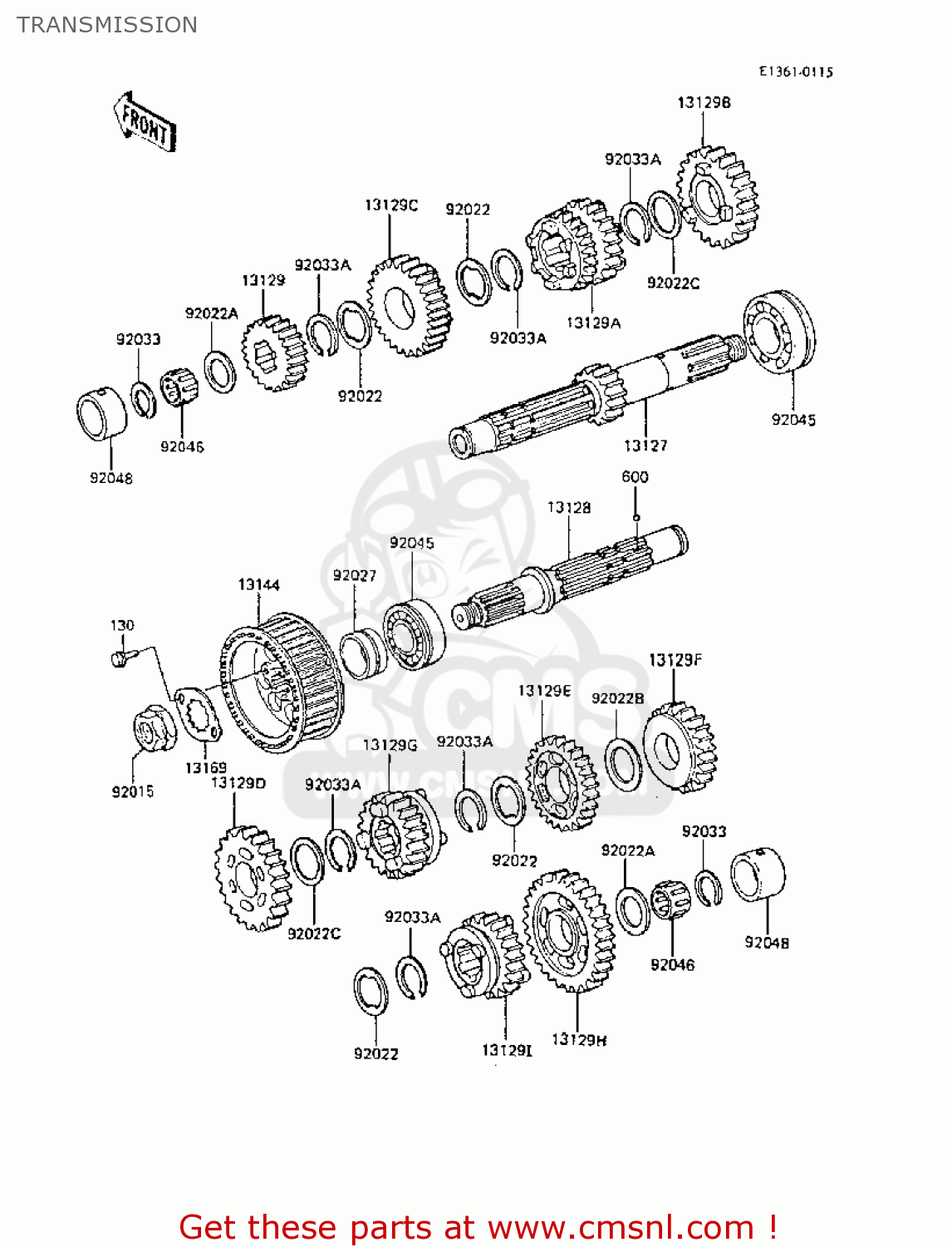 TRANSMISSION ER250B3 SCORPION 1988 UNITED KINGDOM