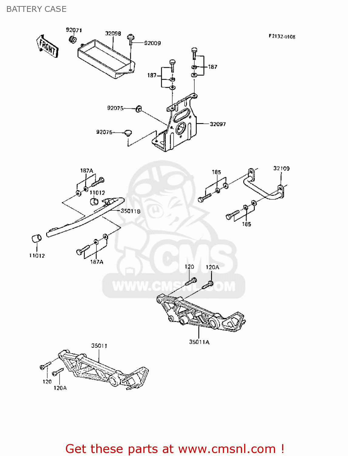 BATTERY CASE ER250B3 SCORPION 1988 UNITED KINGDOM