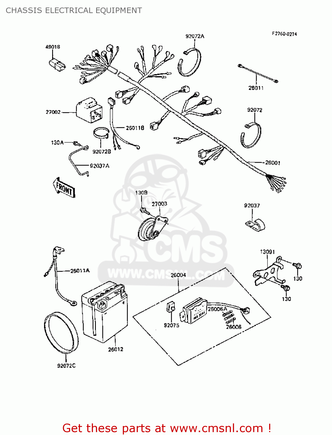 CHASSIS ELECTRICAL EQUIPMENT ER250B3 SCORPION 1988 UNITED KINGDOM