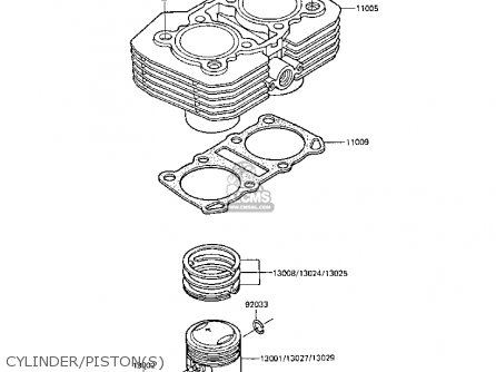 CYLINDER/PISTON(S) - ER250B3 SCORPION 1988 UNITED KINGDOM