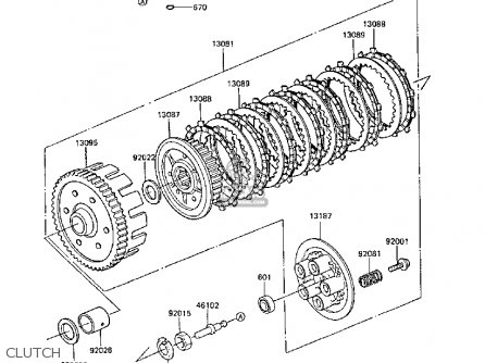 CLUTCH - ER250B3 SCORPION 1988 UNITED KINGDOM