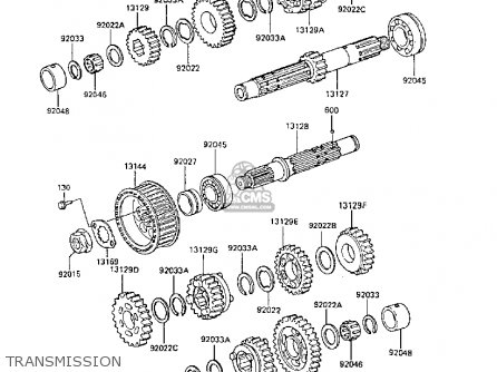 TRANSMISSION - ER250B3 SCORPION 1988 UNITED KINGDOM