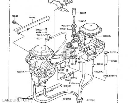 CARBURETOR - ER250B3 SCORPION 1988 UNITED KINGDOM