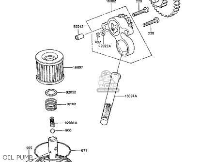 OIL PUMP - ER250B3 SCORPION 1988 UNITED KINGDOM