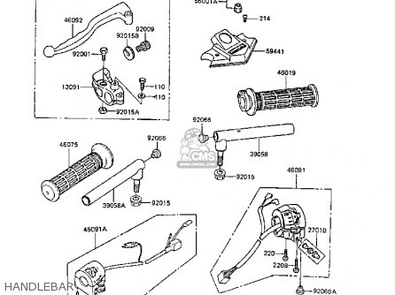 HANDLEBAR - ER250B3 SCORPION 1988 UNITED KINGDOM