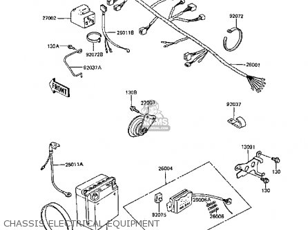 CHASSIS ELECTRICAL EQUIPMENT - ER250B3 SCORPION 1988 UNITED KINGDOM