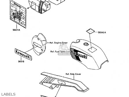 LABELS - ER250B3 SCORPION 1988 UNITED KINGDOM
