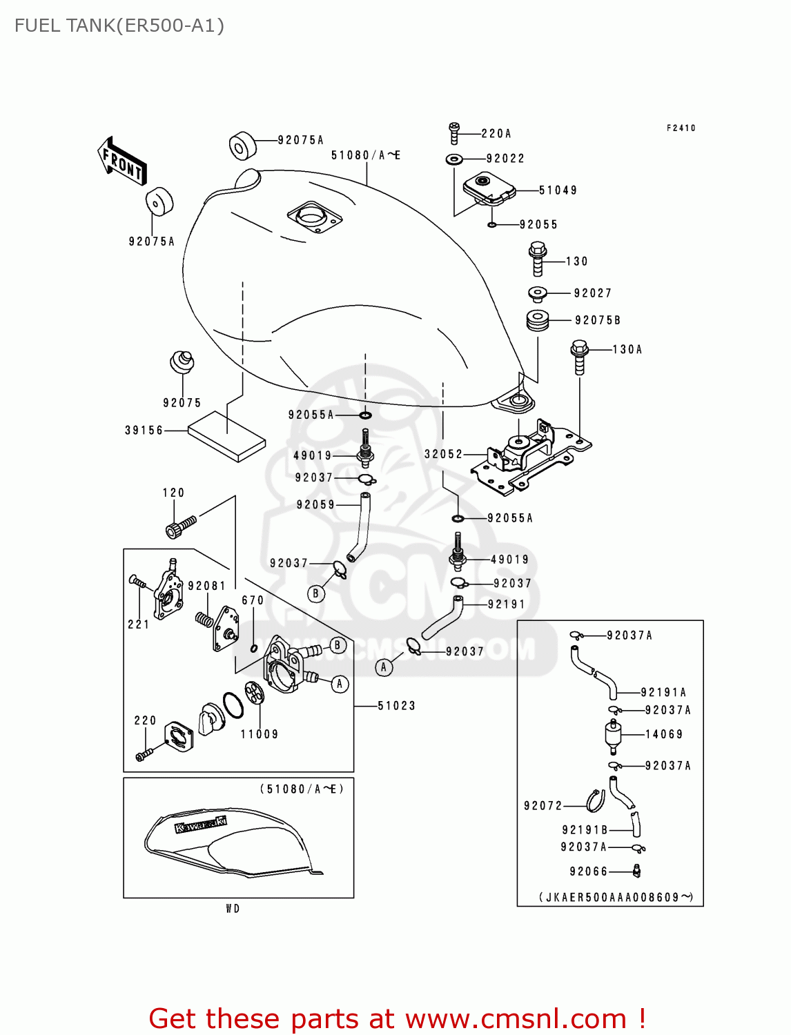 FUEL TANK(ER500-A1) ER500A1 ER5 1997 UNITED KINGDOM FR NL AR GR IT NR SD SP ST