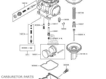 CARBURETOR PARTS - ER500A1 ER5 1997 UNITED KINGDOM FR NL AR GR IT NR SD SP ST